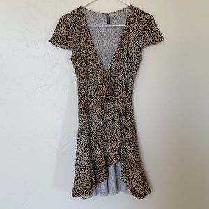 animal print dress